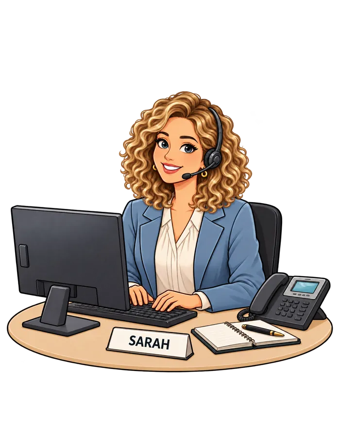 Sarah, agente IA chargée de l’accueil téléphonique